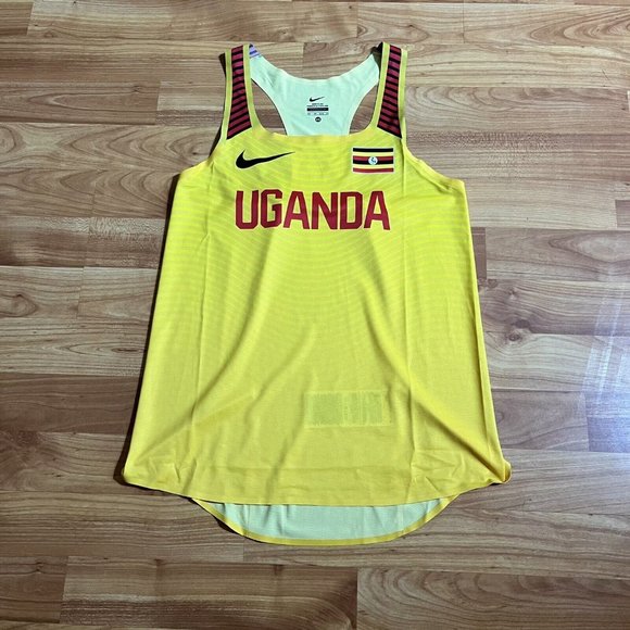 Nike Pro Elite Team Uganda Running Singlet Women’s Size XS -‎ MADE IN USA ! - Picture 1 of 7